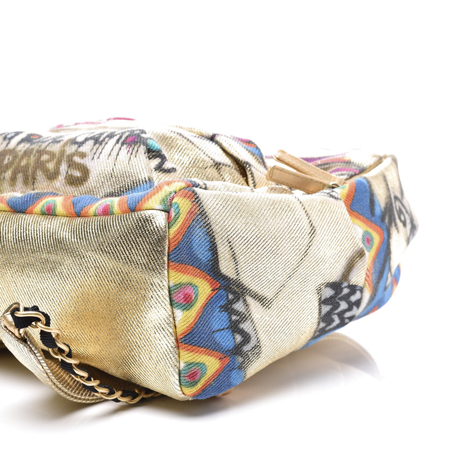 Chanel Graffiti Printed Canvas Street Spirit Backpack Multicolor 9 of 11