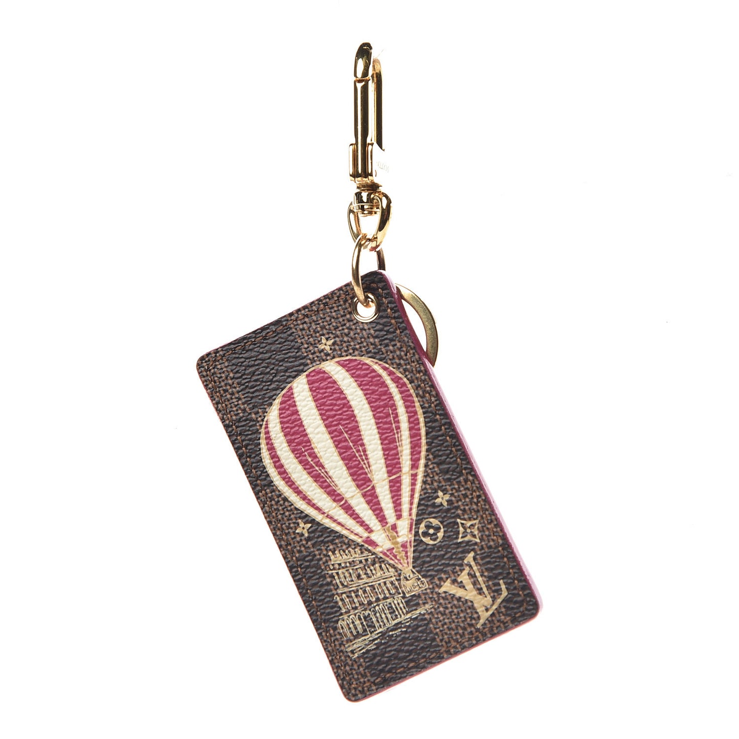 Damier Ebene Illustre Air Balloon Bag Charm Grenade