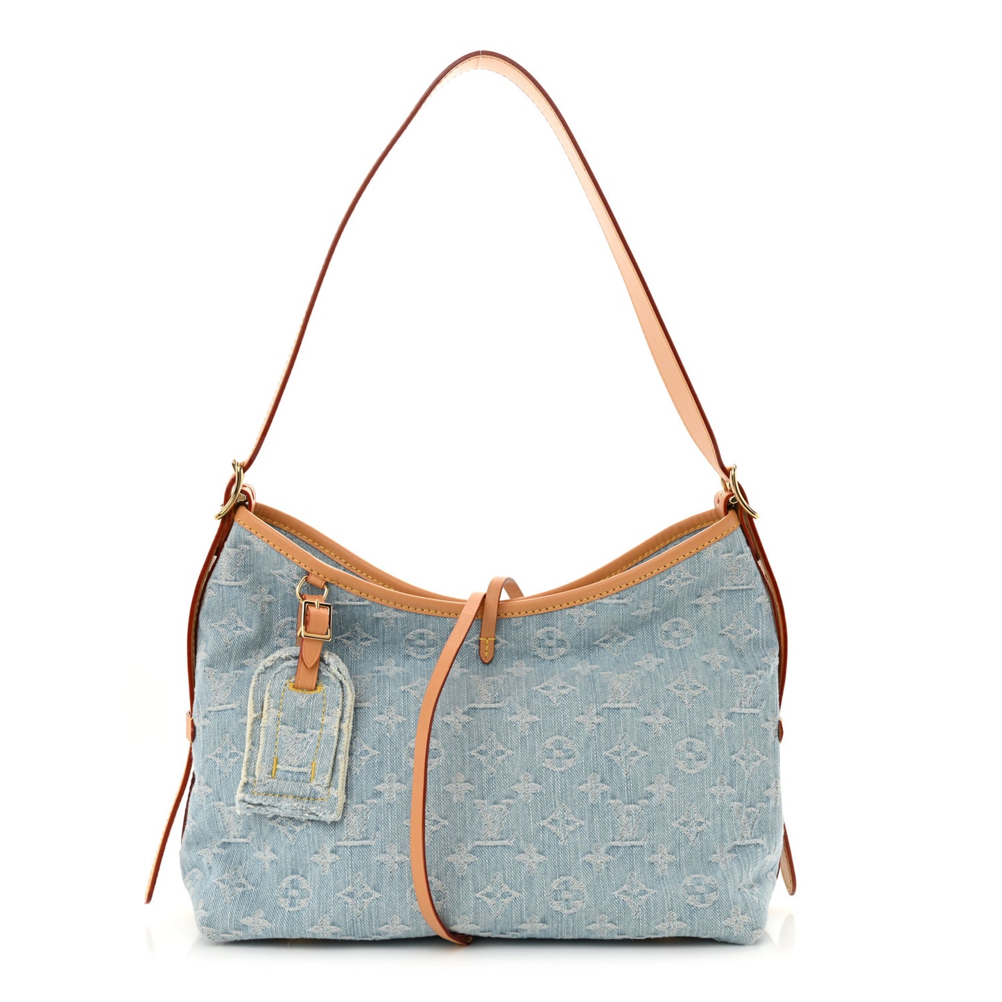 Monogram Denim CarryAll PM Sky Blue