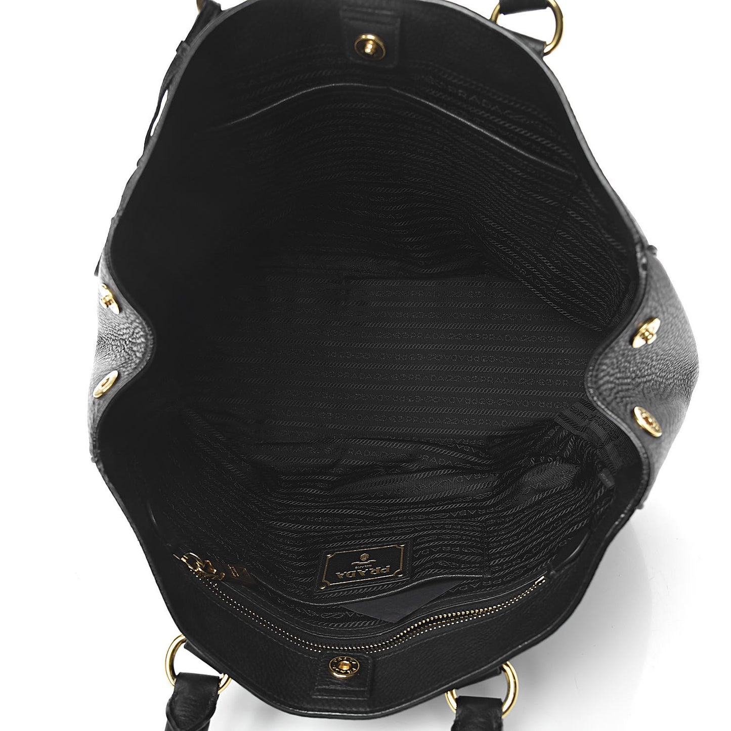 Vitello Daino Tote Black