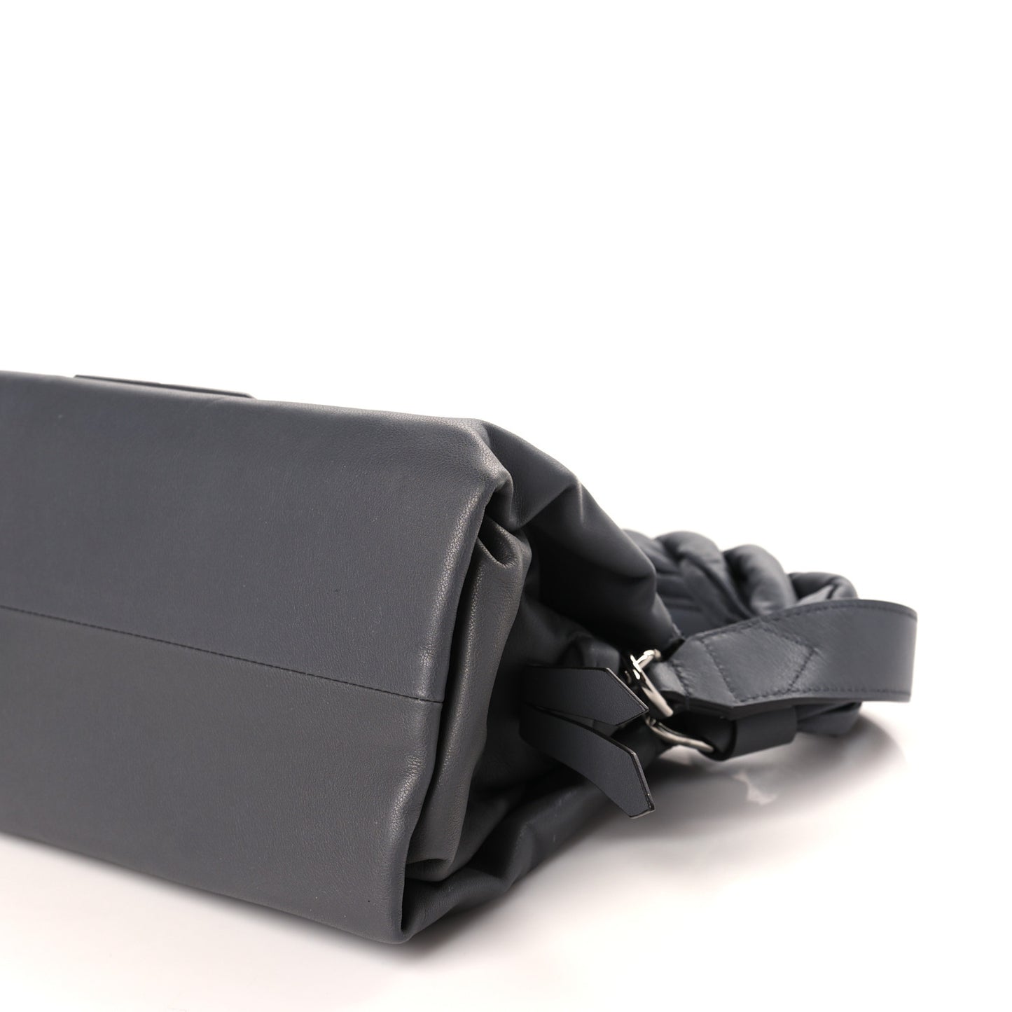 Calfskin Medium ID93 Satchel Storm Grey