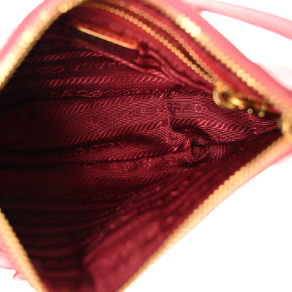 Prada Saffiano Metal Mini Shoulder Bag Pink 5 of 11
