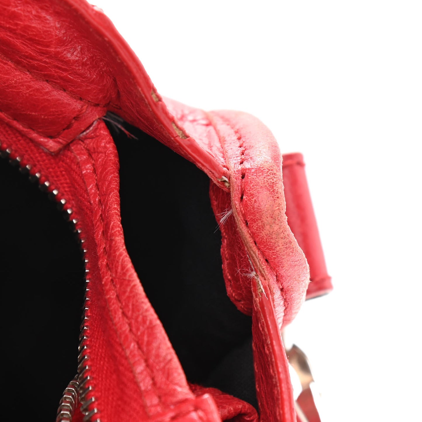 Agneau Giant 12 Silver Hardware Mini City Rouge Cardinal