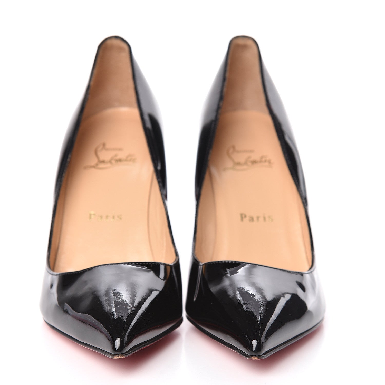 Christian Louboutin Patent Pigalle 85 Pumps 38.5 Black 2 of 10