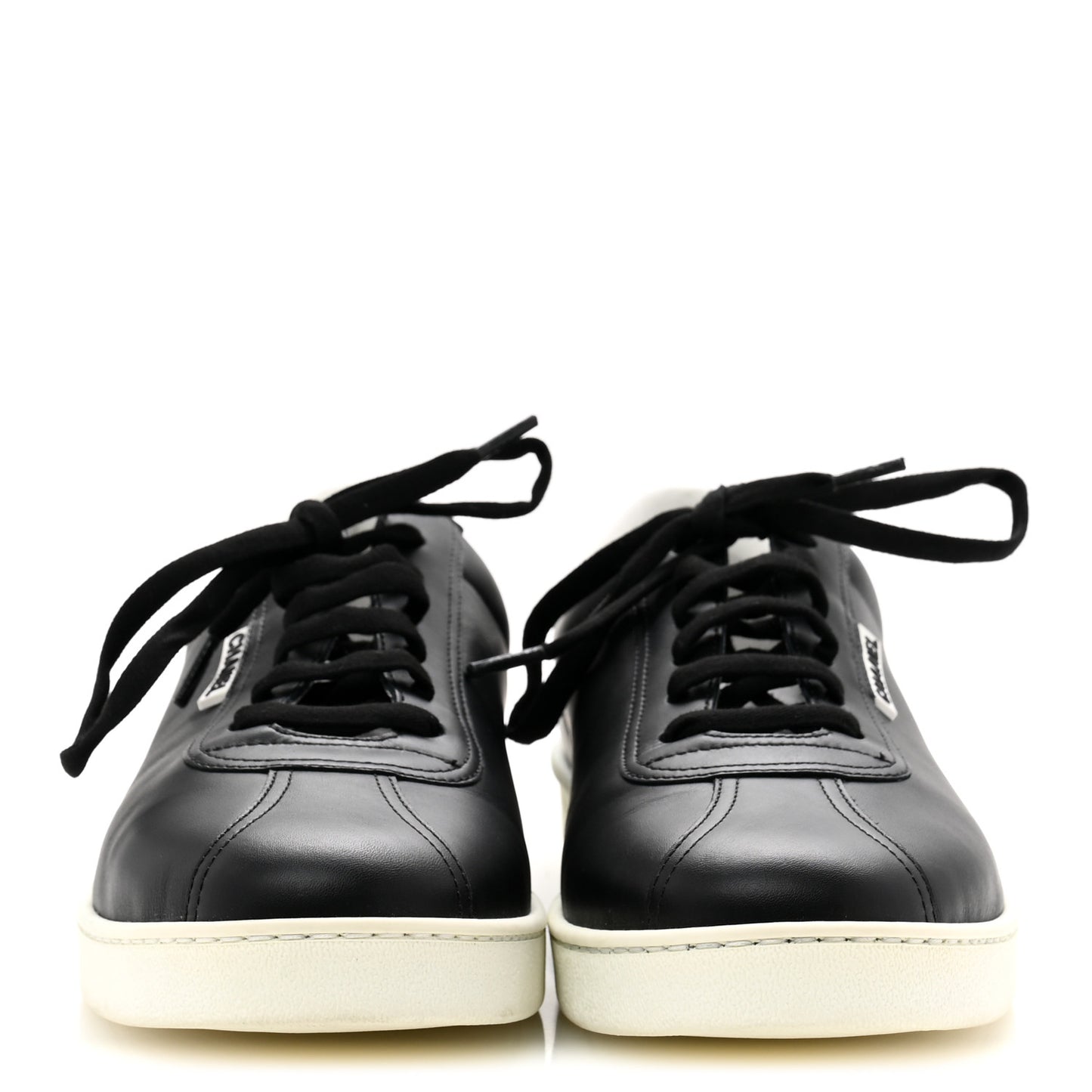 Calfskin CC Mens Sneakers 44 Black