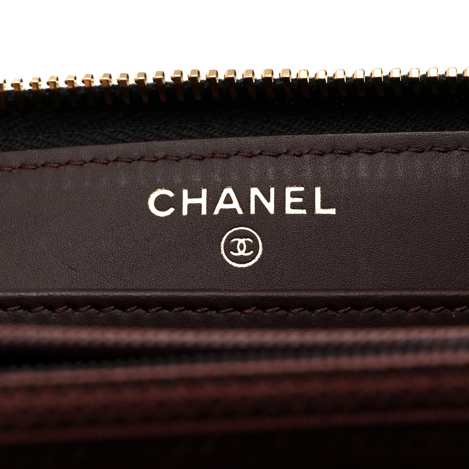 Chanel Caviar Quilted Large Gusset Zip Around Wallet Black 6 of 9