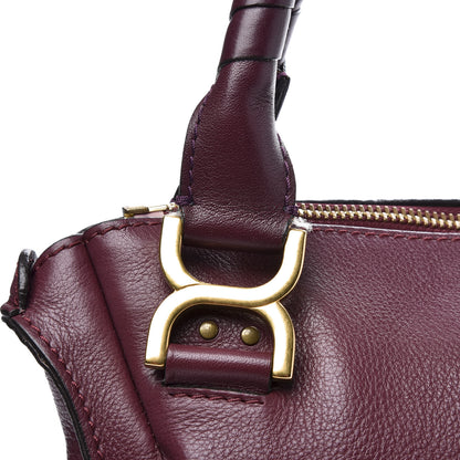 Chloe Calfskin Medium Marcie Satchel Wild Purple 10 of 11
