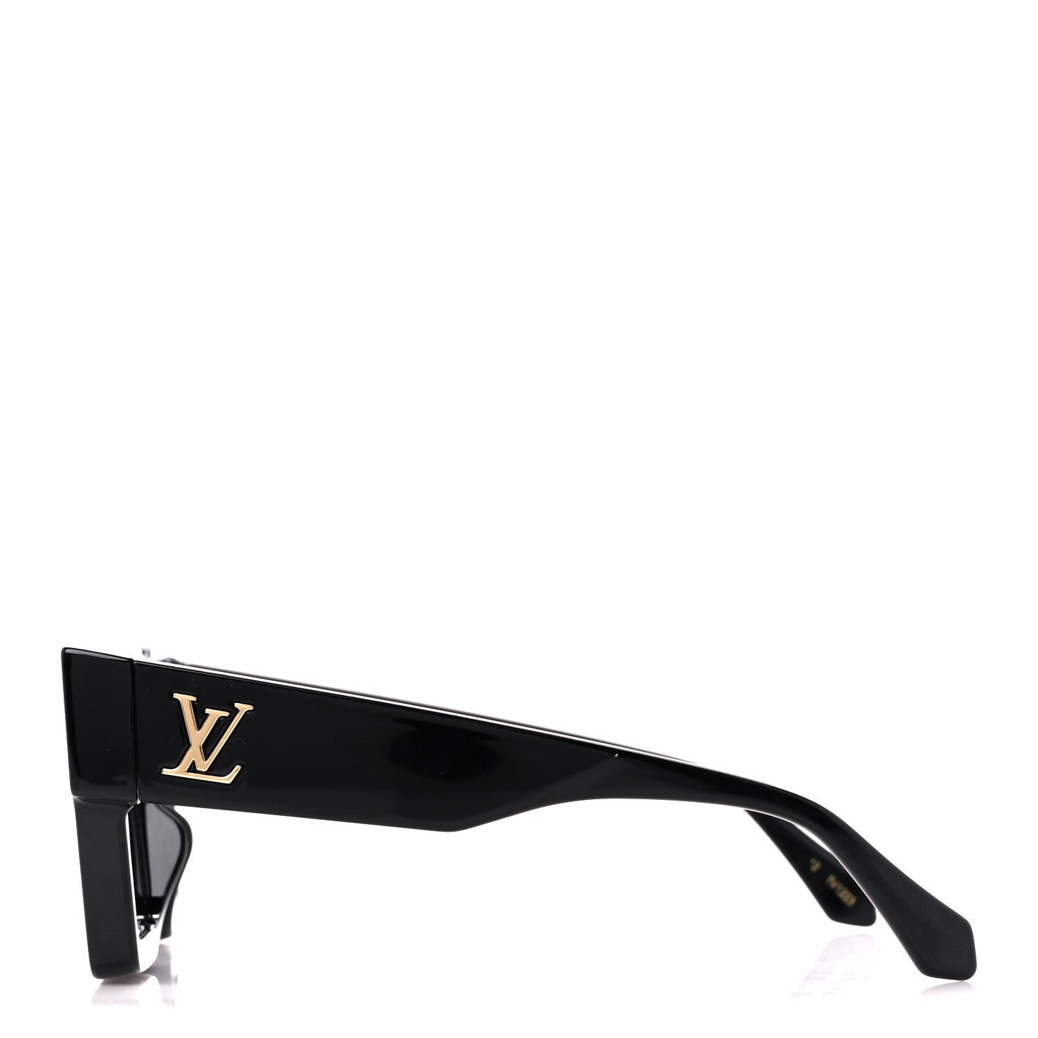 Louis Vuitton Acetate Swarovski Crystal Cyclone Sunglasses Z1578W Black 3 of 9