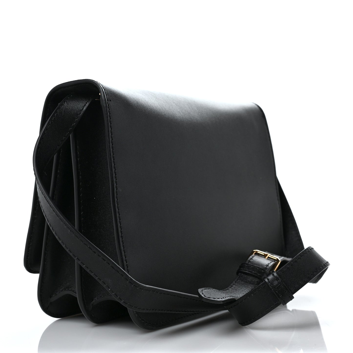 Calfskin Medium TB Bag Black