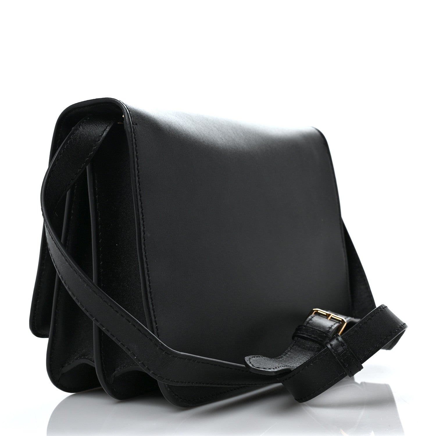 Burberry Calfskin Medium TB Bag Black 3 of 11