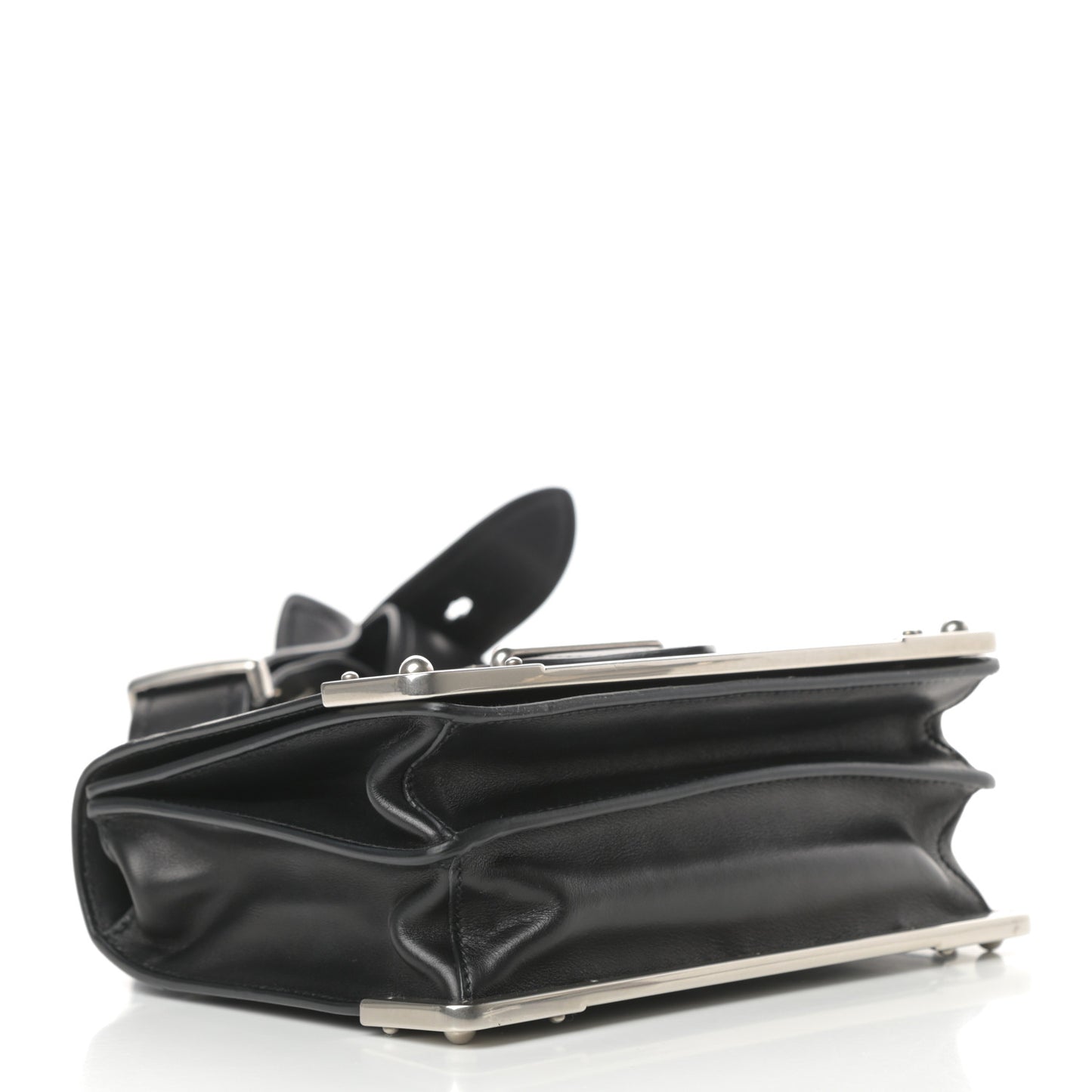 City Calf Saffiano Cahier Bag Black
