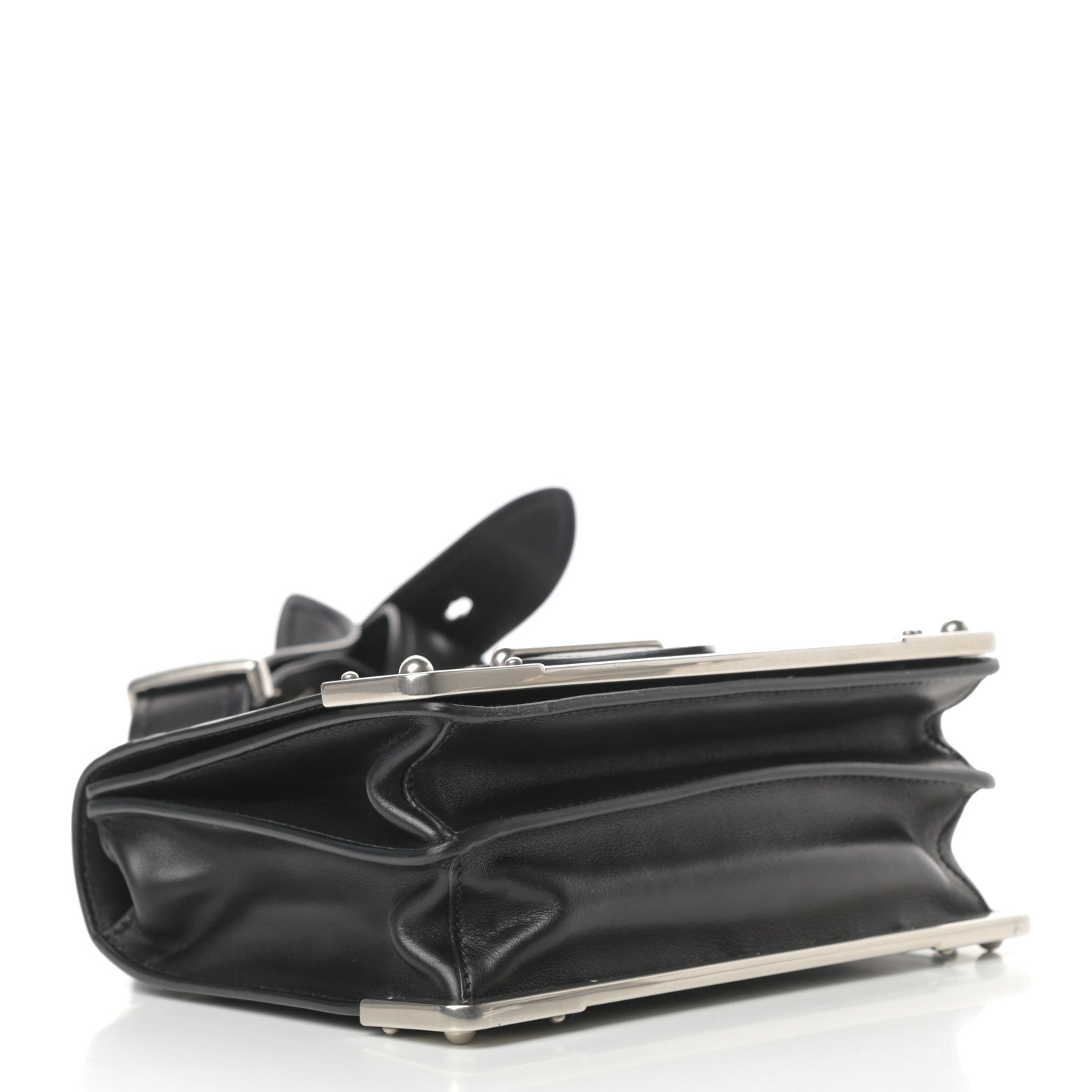 Prada City Calf Saffiano Cahier Bag Black 4 of 11