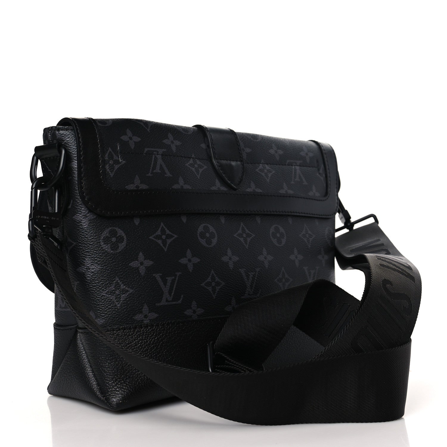 Louis Vuitton Monogram Eclipse Saumur Messenger NV Black 3 of 9