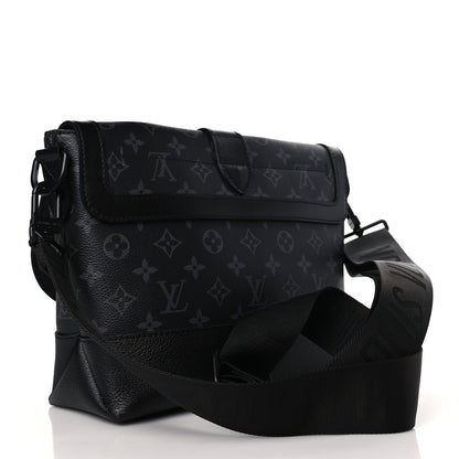 Louis Vuitton Monogram Eclipse Saumur Messenger NV Black 3 of 9