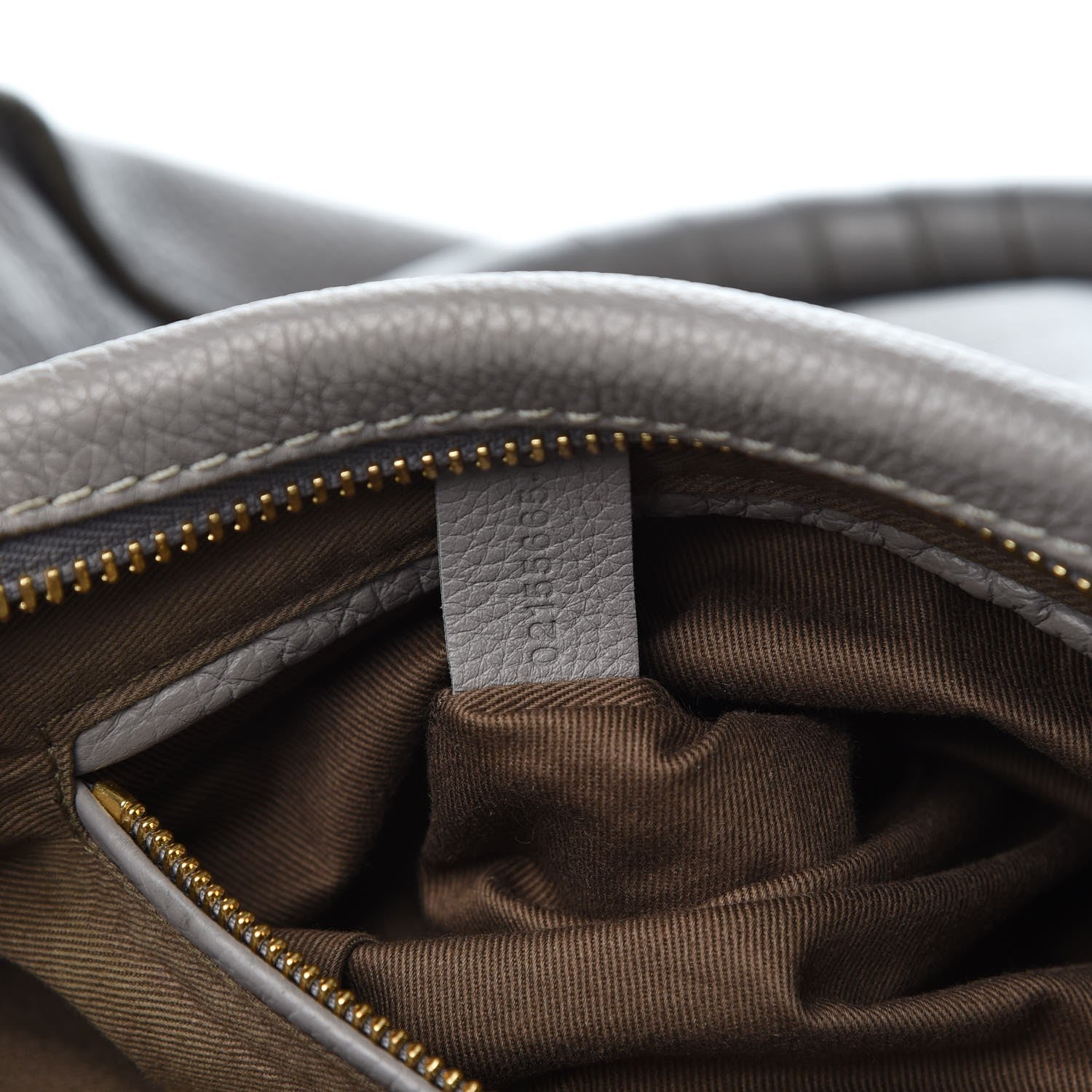 Chloe Calfskin Medium Marcie Satchel Cashmere Grey 8 of 13