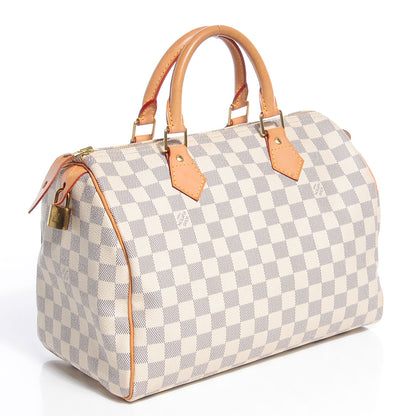 Louis Vuitton Damier Azur Speedy 30 3 of 7