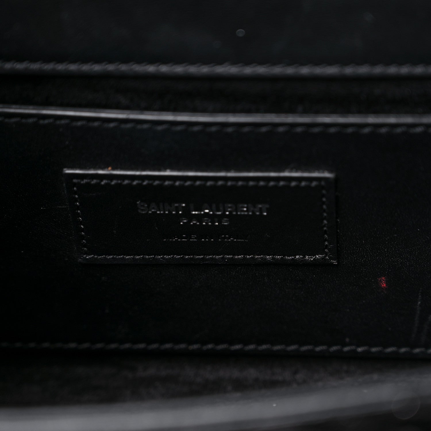 Saint Laurent Glitter Leopard Small Monogram Kate Tassel Satchel Platine Black 7 of 12