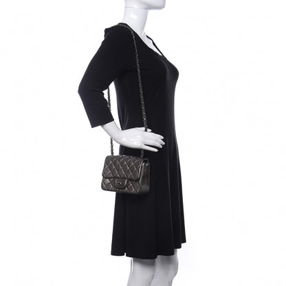 Chanel Metallic Calfskin Quilted Mini Square Flap Bronze 2 of 10