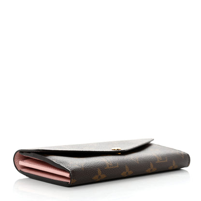 Louis Vuitton Monogram Sarah Wallet NM Rose Ballerine 4 of 9