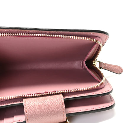 Burberry Grainy Calfskin Buckle Detail Zip Wallet Dusty Pink 5 of 10