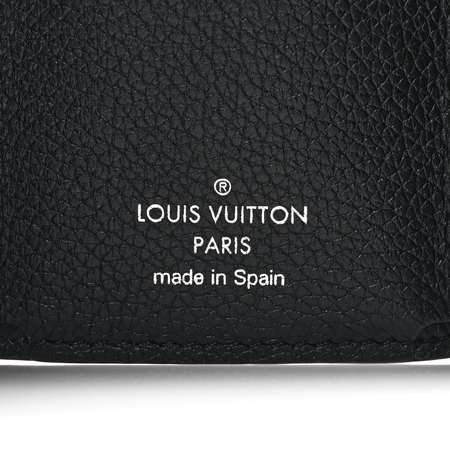 Calfskin Lockmini Wallet Black