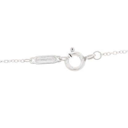 Tiffany Sterling Silver Rubedo 1837 Interlocking Circles Pendant Necklace 4 of 5