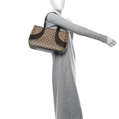 Gucci Monogram Shoulder Bag Dark Brown 2 of 10