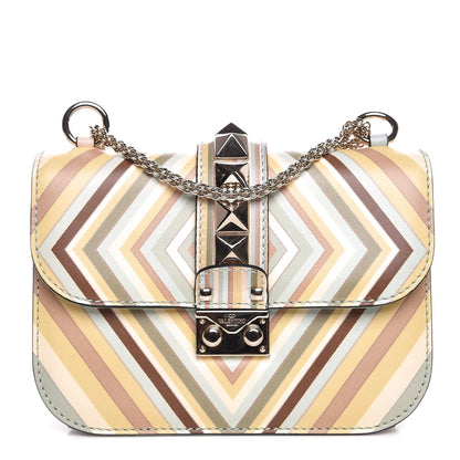 Valentino Garavani Vitello Native Couture 1975 Small Glam Lock Rockstud Flap Multicolor 1 of 7