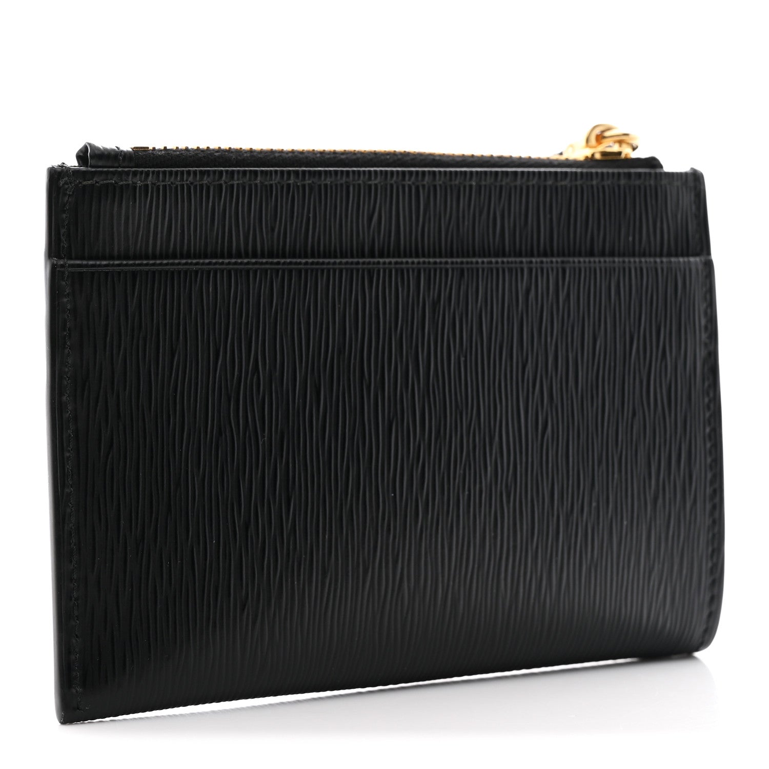 Prada Vitello Move Coin Case Card Holder Black 3 of 7