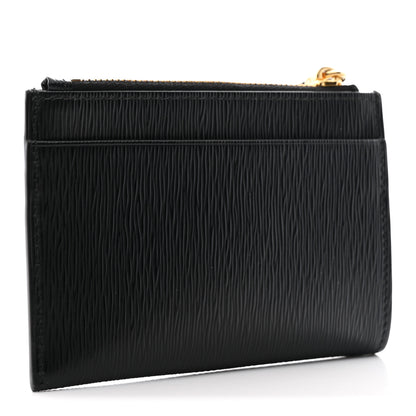 Prada Vitello Move Coin Case Card Holder Black 3 of 7