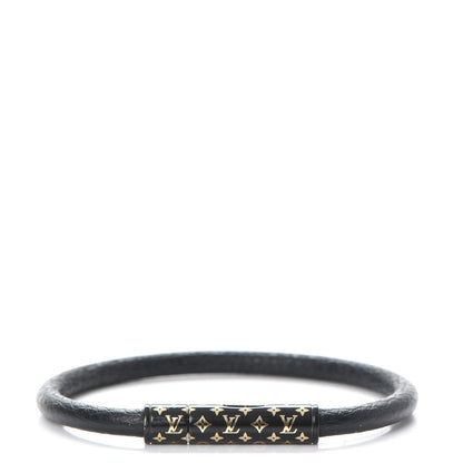 Louis Vuitton Calfskin Confidential Bracelet Black 1 of 7