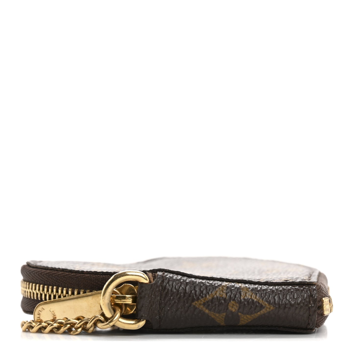 Monogram Leopard Coeur Heart Coin Purse Blanc Corail