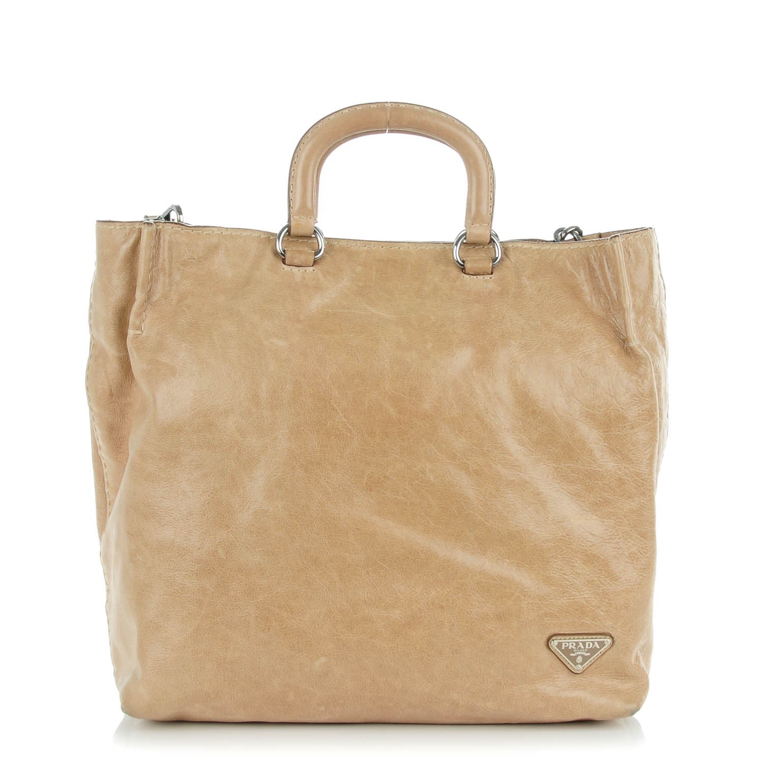 Prada Vitello Shine Tote Cammeo 1 of 10