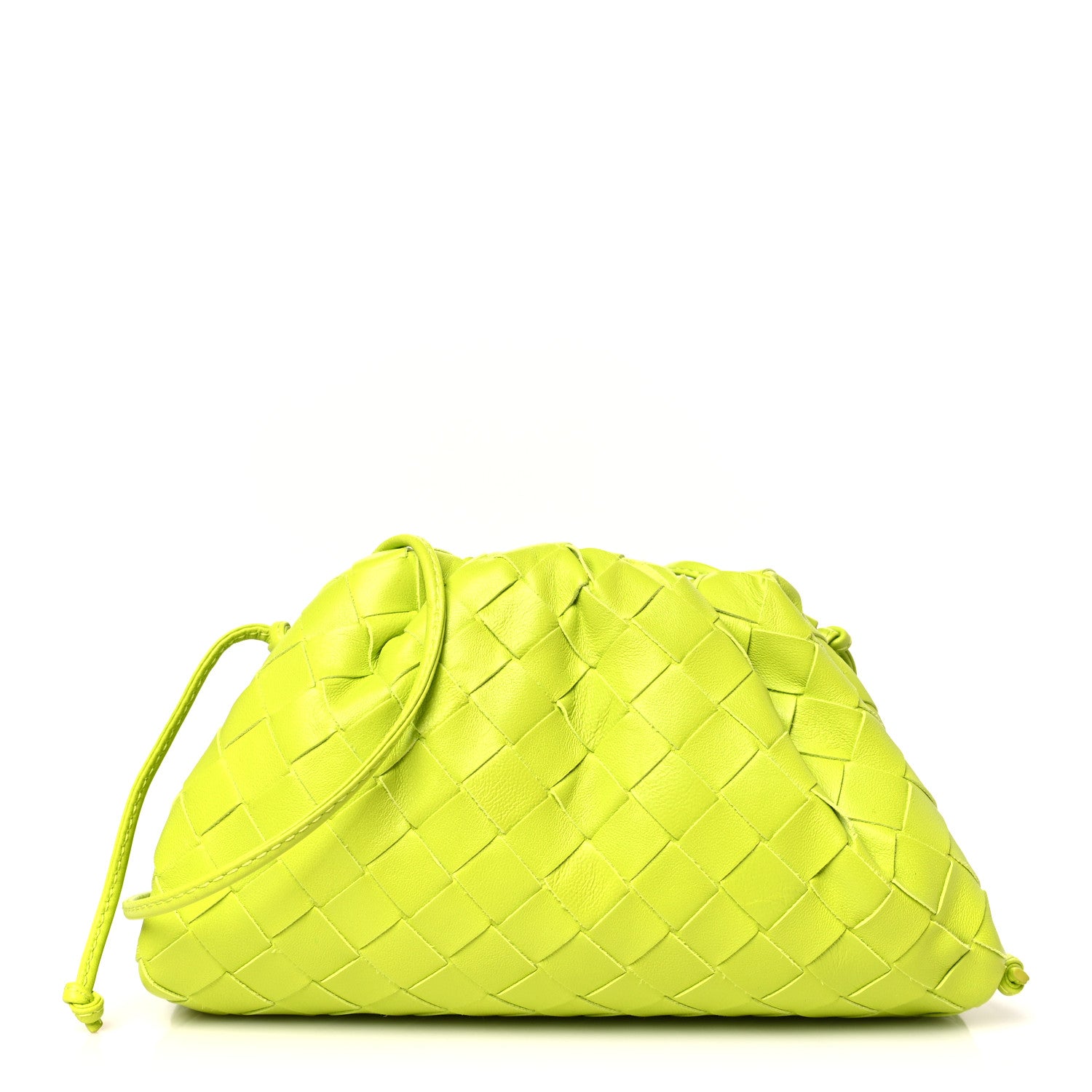 Bottega Veneta Nappa Intrecciato The Mini Pouch Kiwi 1 of 9