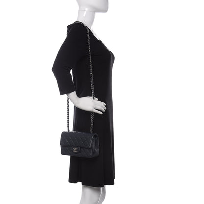 Chanel Caviar Quilted Mini Rectangular Flap Navy 2 of 10