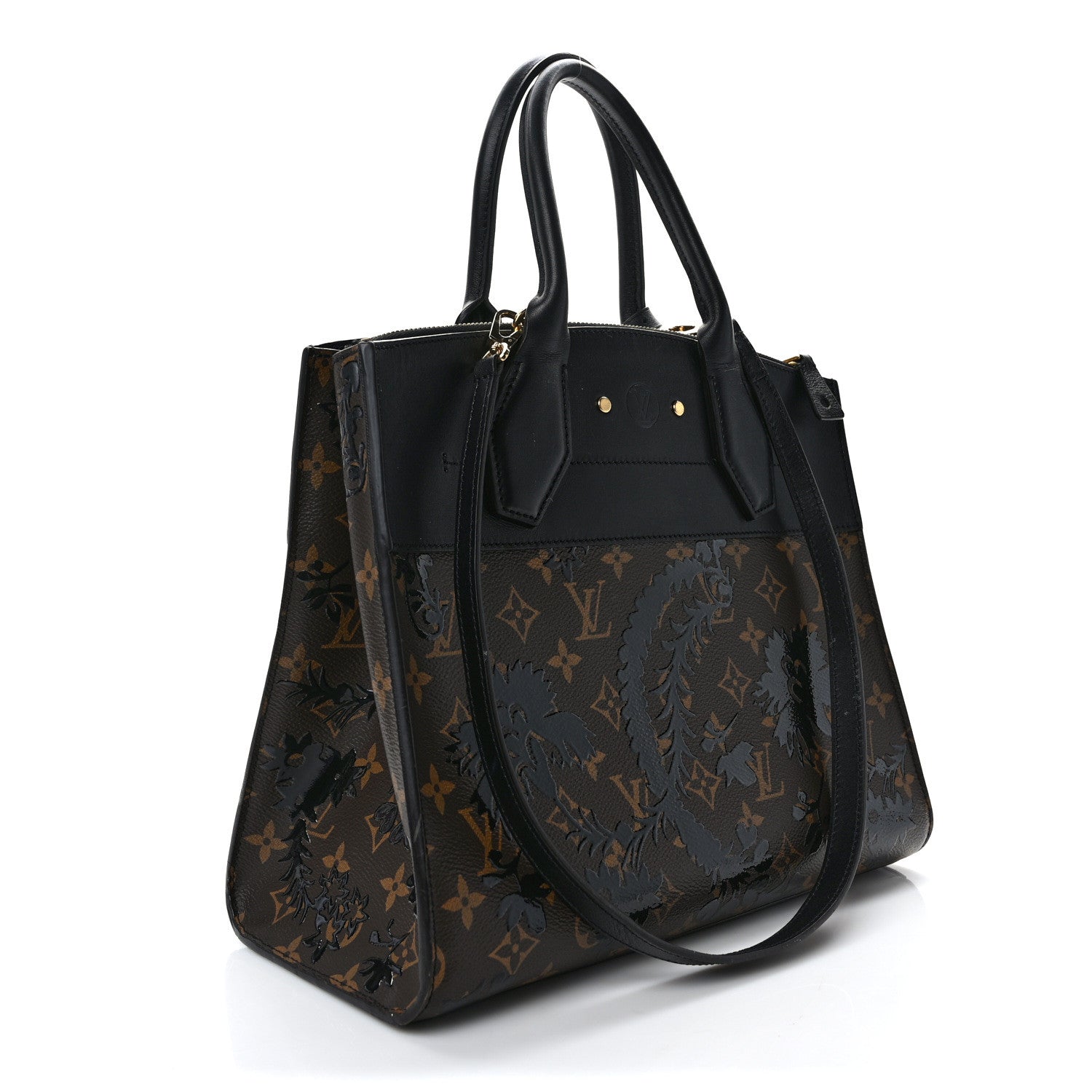 Louis Vuitton LOUIS VUITTON Calfskin Monogram Blossom City Steamer MM 3 of 8