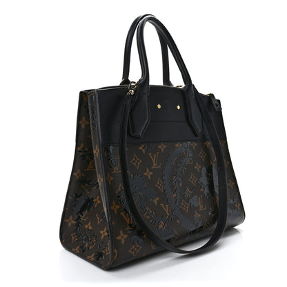 Louis Vuitton LOUIS VUITTON Calfskin Monogram Blossom City Steamer MM 3 of 8