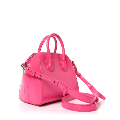Givenchy Shiny Lord Calfskin Mini Antigona Shocking Pink 3 of 10