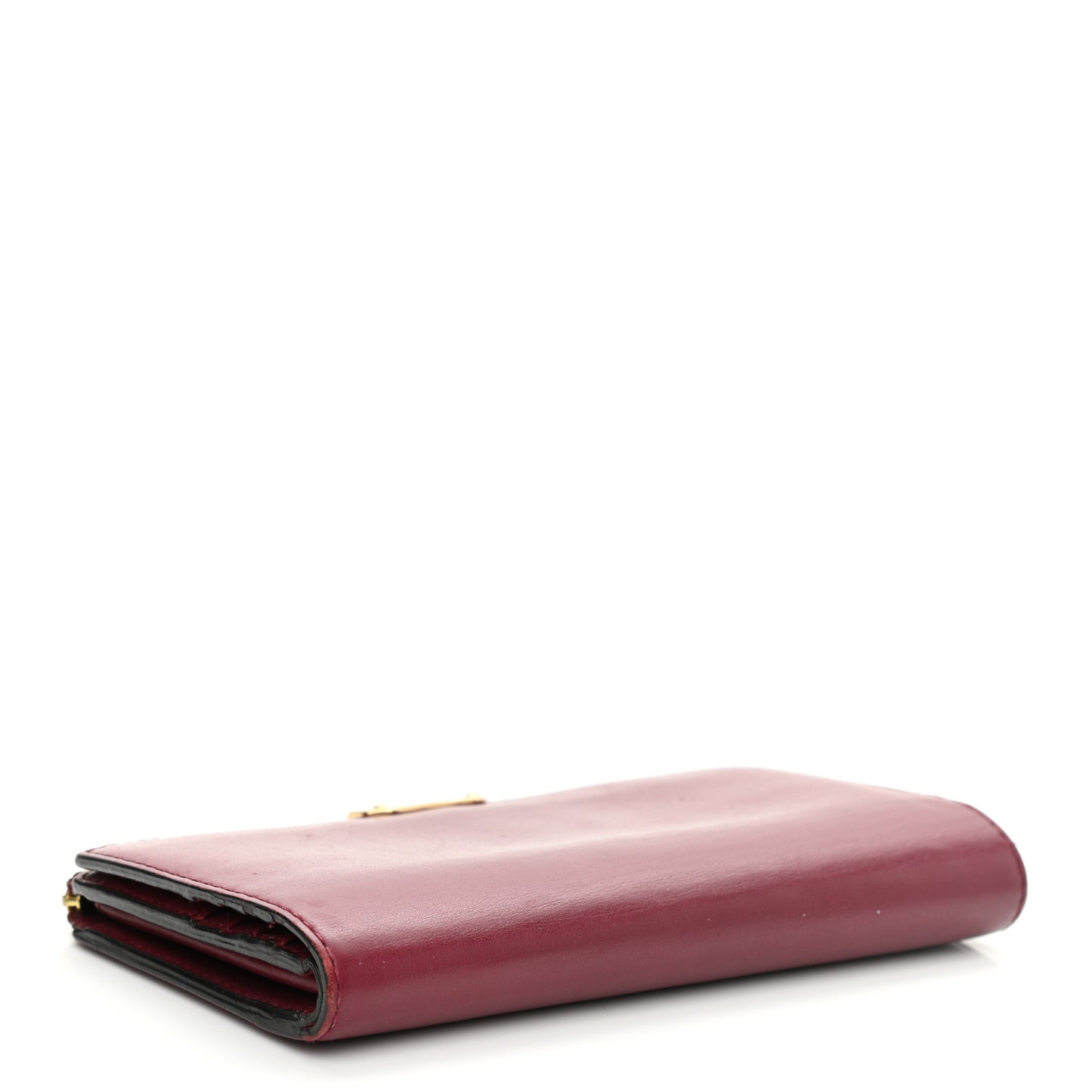 Calfskin Alvington Continental Wallet Peony Rose