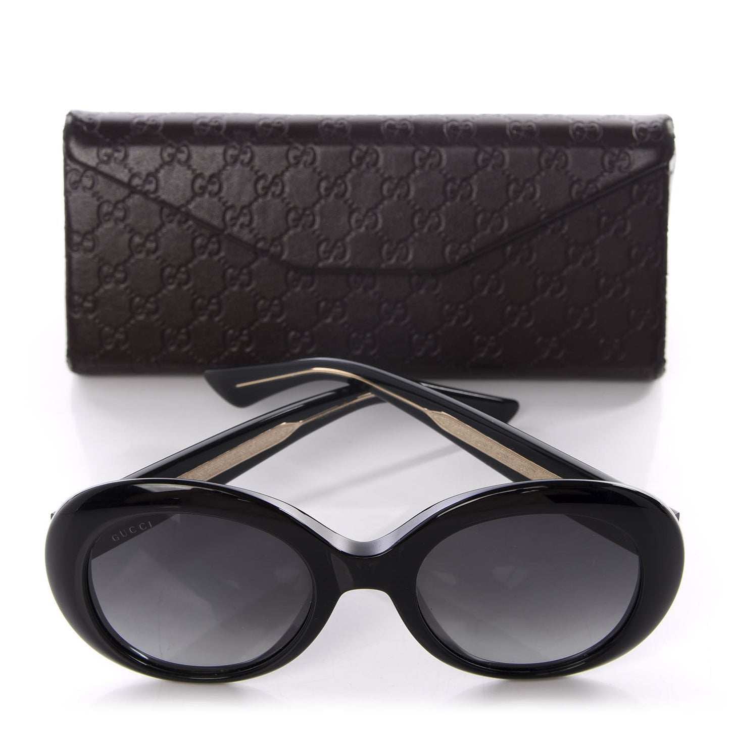 Round Sunglasses GG0140SA Black