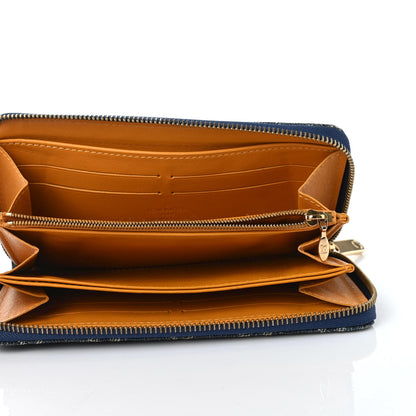 Louis Vuitton Monogram Denim Zippy Wallet Blue 4 of 4