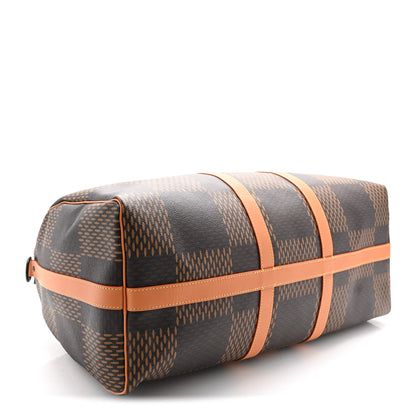 Louis Vuitton x Nigo Giant Damier Ebene Monogram Keepall Bandouliere 50 5 of 19