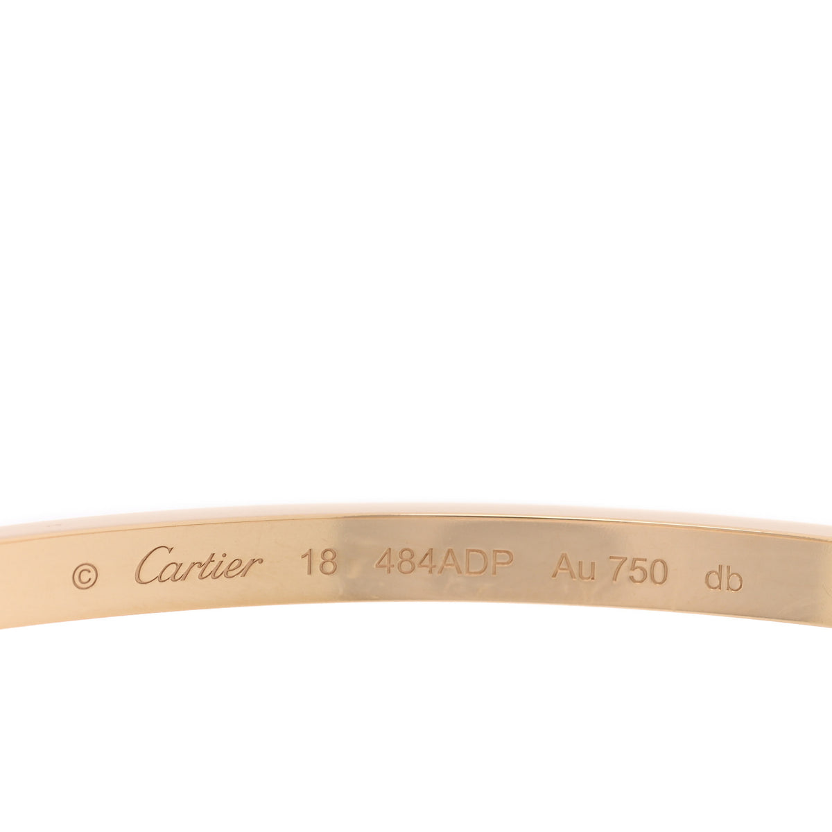 Cartier 18K Yellow Gold Small LOVE Bracelet 18 3 of 7