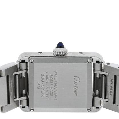 Cartier Stainless Steel 22mm Tank Must Quartz Watch 4 of 4