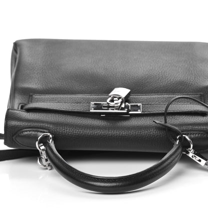 Hermes Taurillon Clemence Kelly Retourne 28 Black 36 of 45