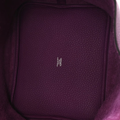 Hermes Taurillon Clemence Picotin Lock 22 MM Anemone 5 of 12