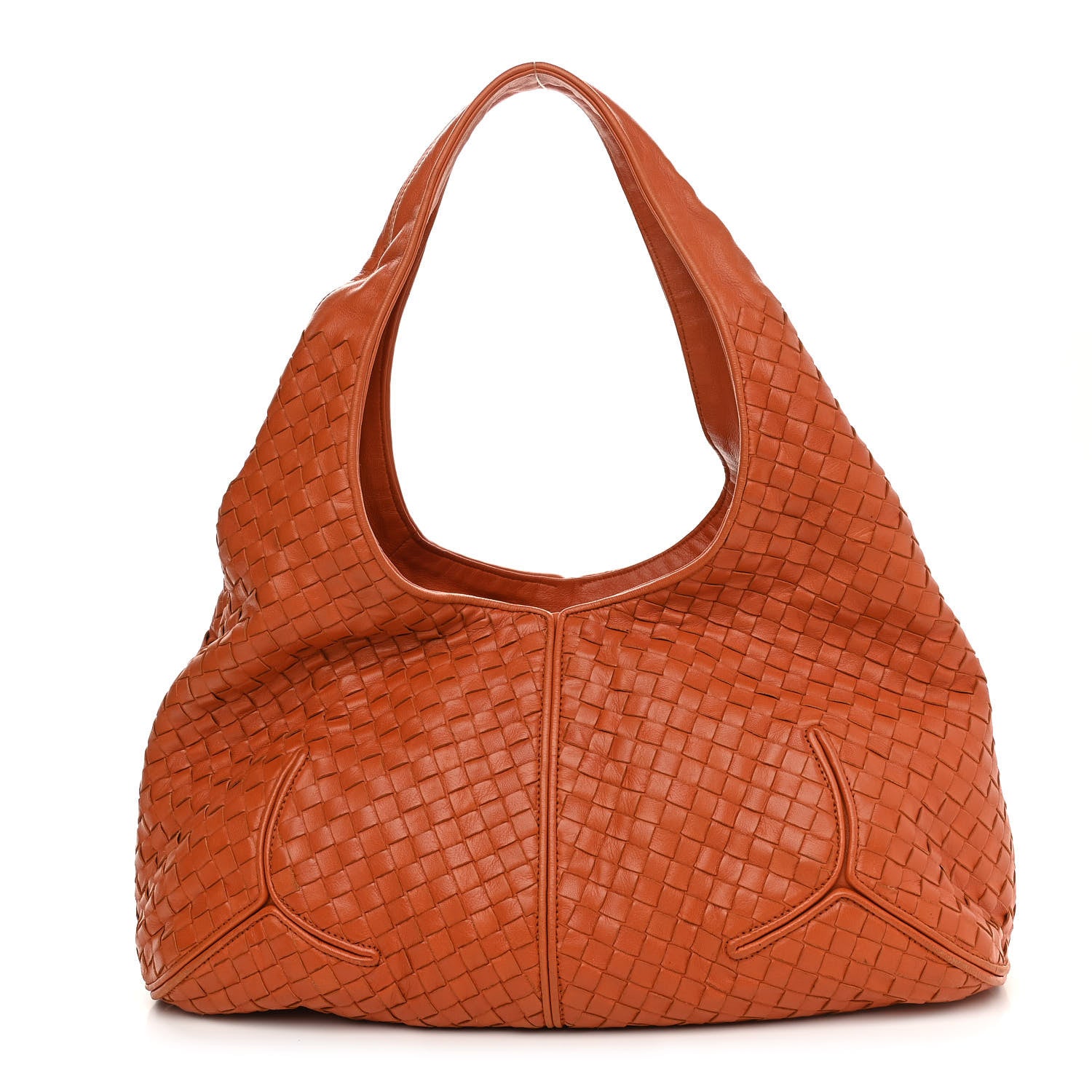 Bottega Veneta Nappa Intrecciato Ball Hobo Orange 1 of 11
