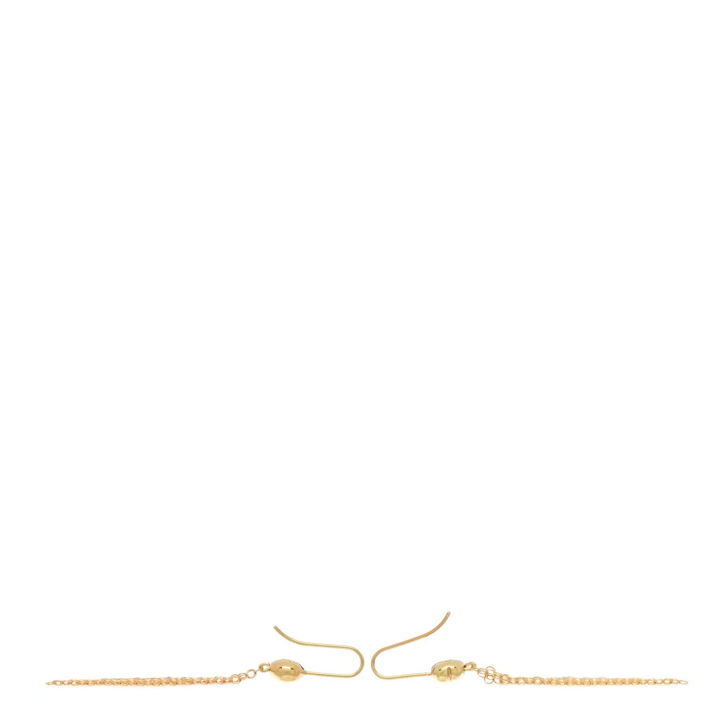 18K Yellow Gold Mini Elsa Peretti Mesh Earrings