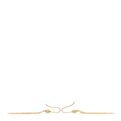Tiffany 18K Yellow Gold Mini Elsa Peretti Mesh Earrings 3 of 4