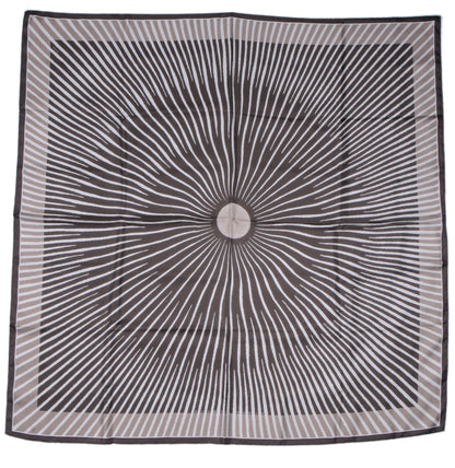 Hermes Silk Soleil De Soie Scarf 90 Gris Taupe 2 of 4